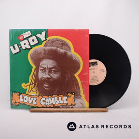 U-Roy Love Is Not A Gamble LP Vinyl Record - Front Cover & Record