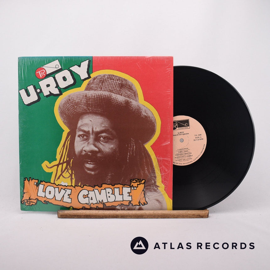 U-Roy Love Is Not A Gamble LP Vinyl Record - Front Cover & Record