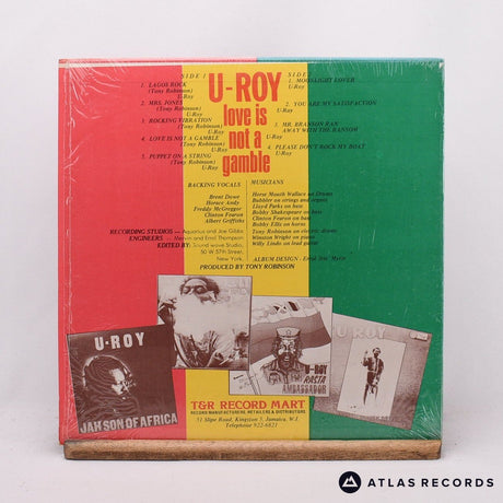 U-Roy - Love Is Not A Gamble - Jamaica LP Vinyl Record - EX/VG+
