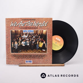 USA For Africa We Are The World LP Vinyl Record - Front Cover & Record