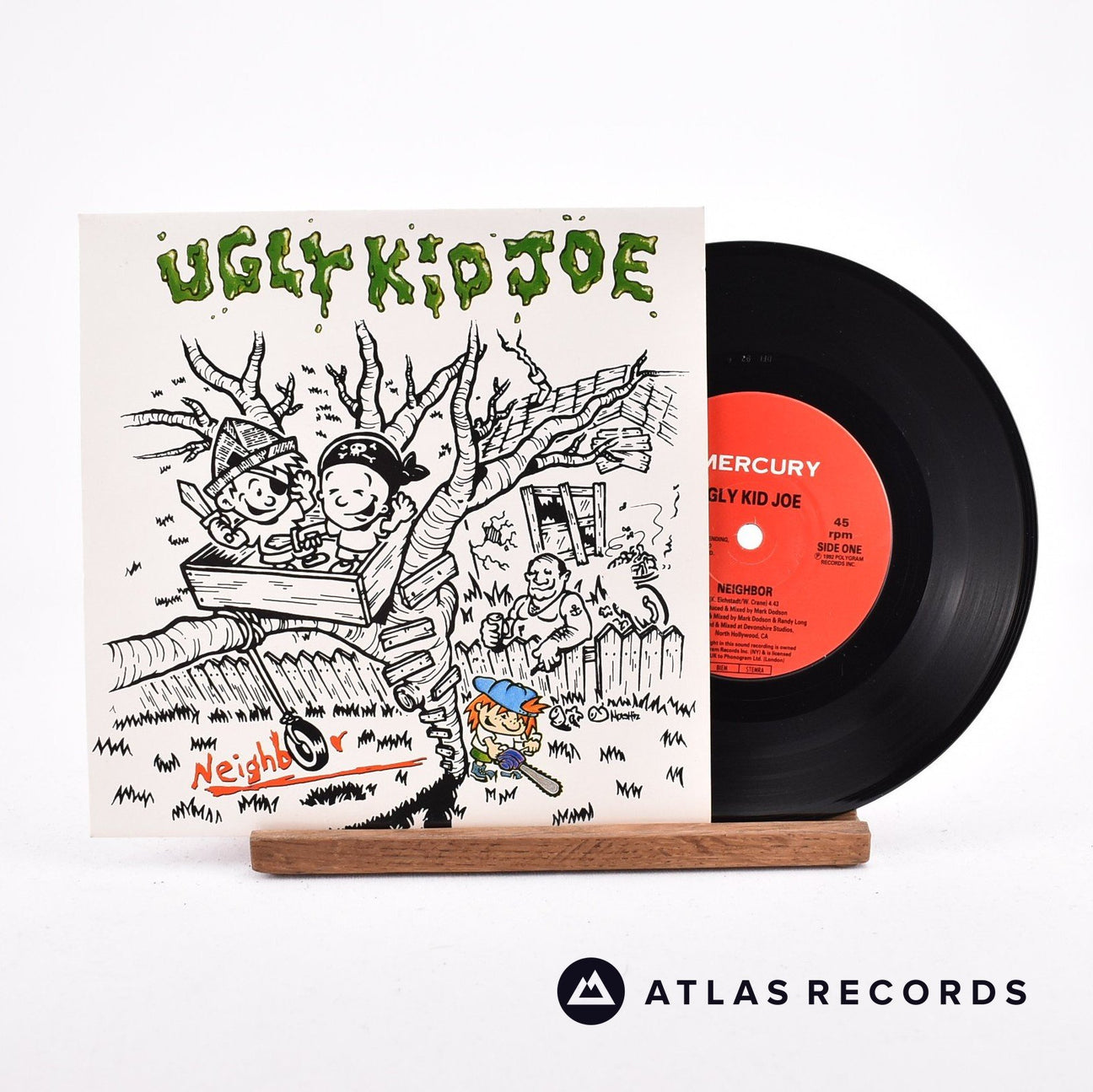 Ugly Kid Joe Neighbor 7" Vinyl Record - Front Cover & Record