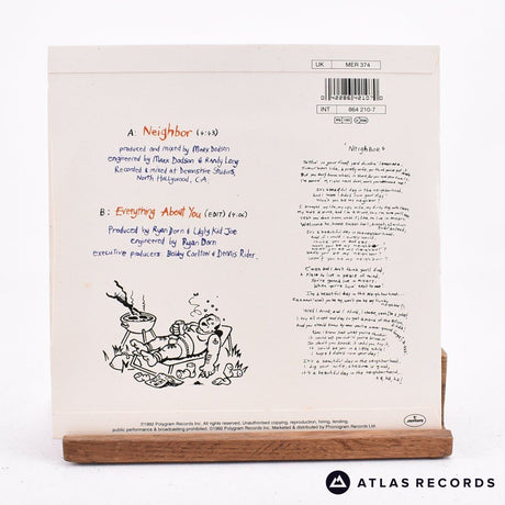 Ugly Kid Joe - Neighbor - 7" Vinyl Record - EX/EX