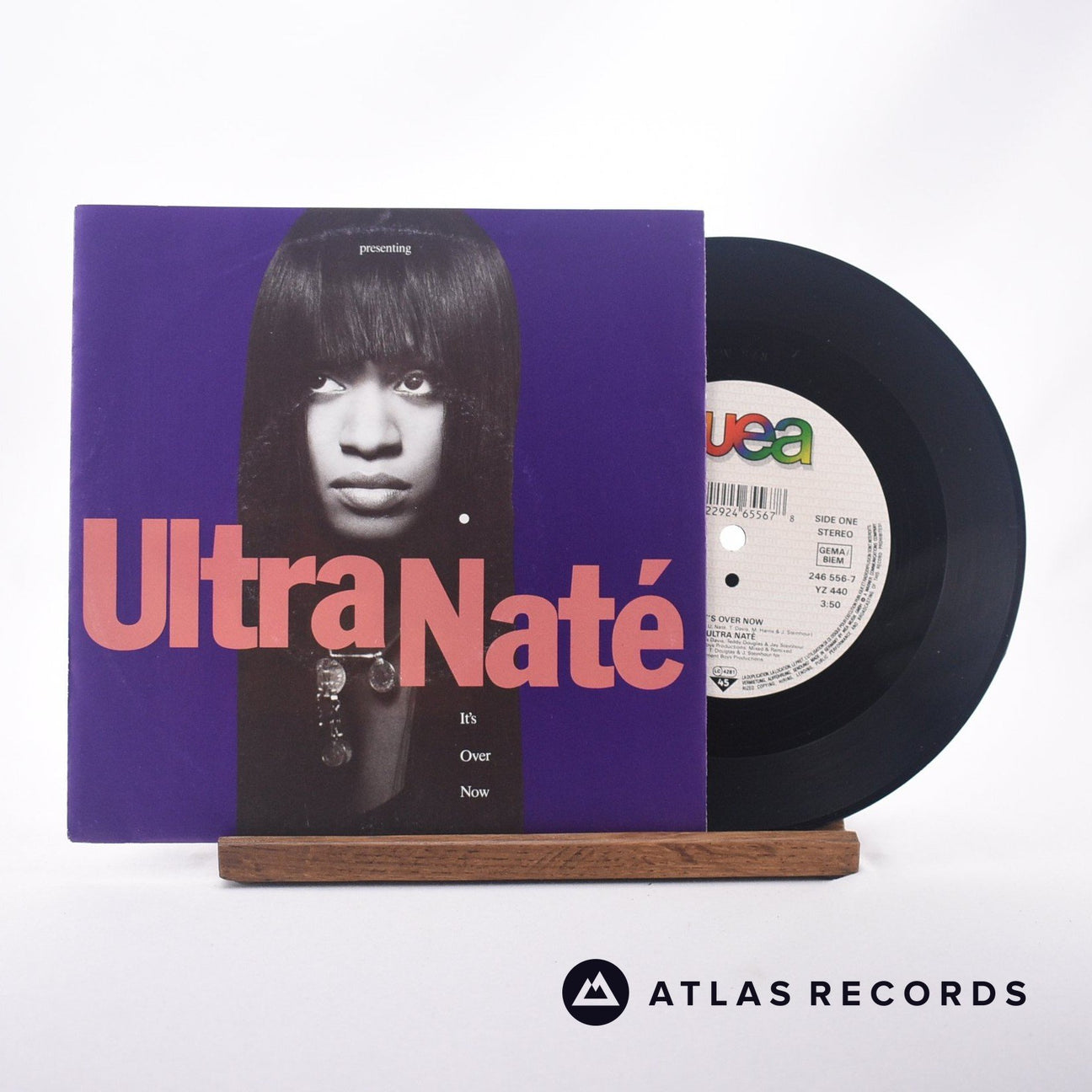 Ultra Naté It's Over Now 7" Vinyl Record - Front Cover & Record