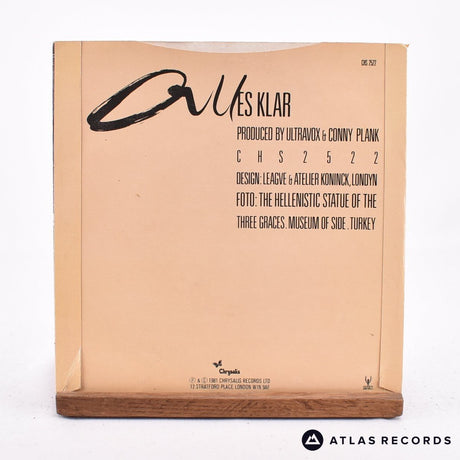 Ultravox - All Stood Still - 7" Vinyl Record - VG+/EX