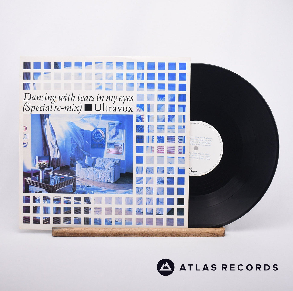 Ultravox Dancing With Tears In My Eyes 12" Vinyl Record - Front Cover & Record