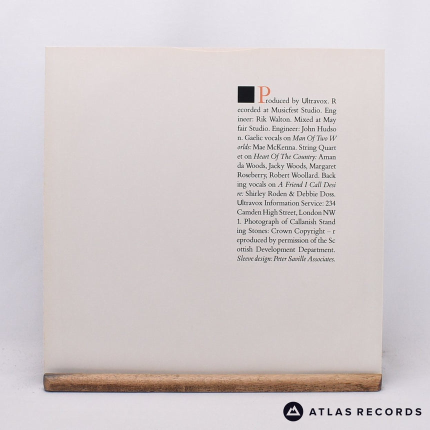 Ultravox - Lament - LP Vinyl Record - EX/EX