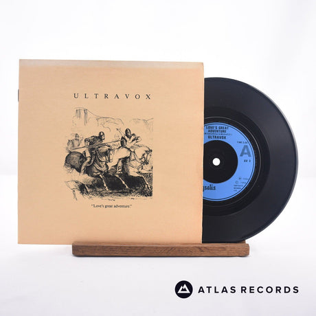 Ultravox Love's Great Adventure 7" Vinyl Record - Front Cover & Record