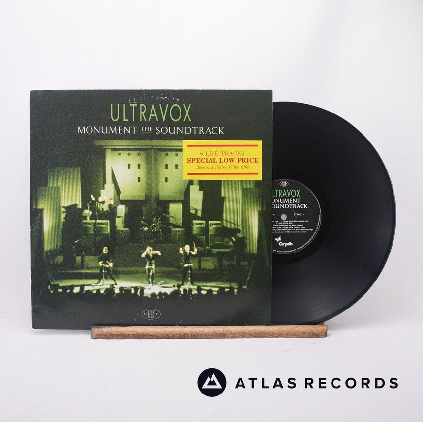 Ultravox Monument The Soundtrack LP Vinyl Record - Front Cover & Record