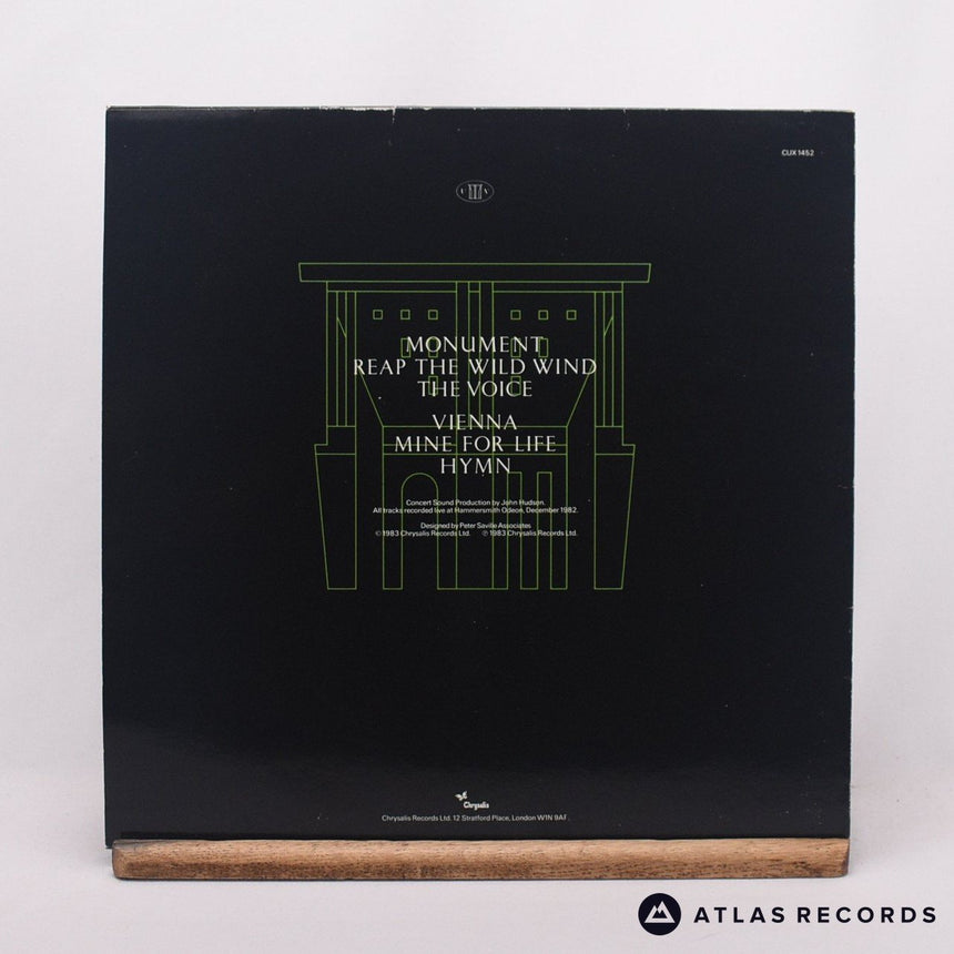 Ultravox - Monument The Soundtrack - Townhouse LP Vinyl Record - EX/EX