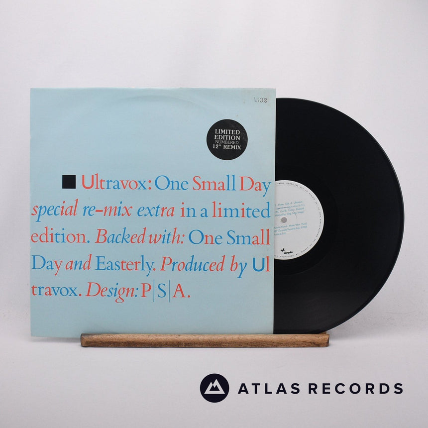 Ultravox One Small Day 12" Vinyl Record - Front Cover & Record