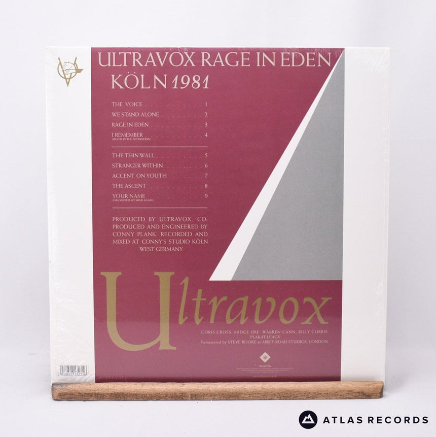 Ultravox - Rage In Eden - 180G White Limited Edition LP + 7" Vinyl Record