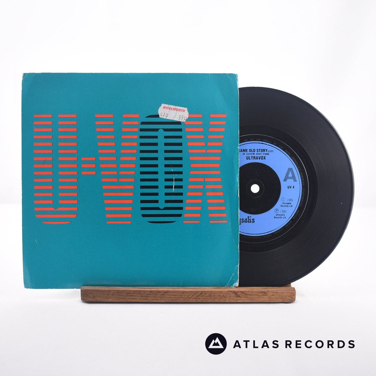 Ultravox Same Old Story 7" Vinyl Record - Front Cover & Record