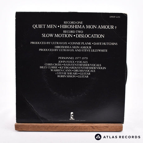 Ultravox - Slow Motion - Embossed Sleeve 2 x 7" Vinyl Record - VG+/EX