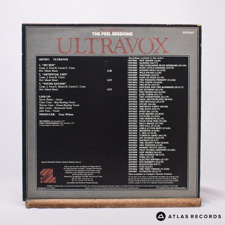 Ultravox - The Peel Sessions - Limited Edition A1 B-1 12" Vinyl Record - VG+/VG+