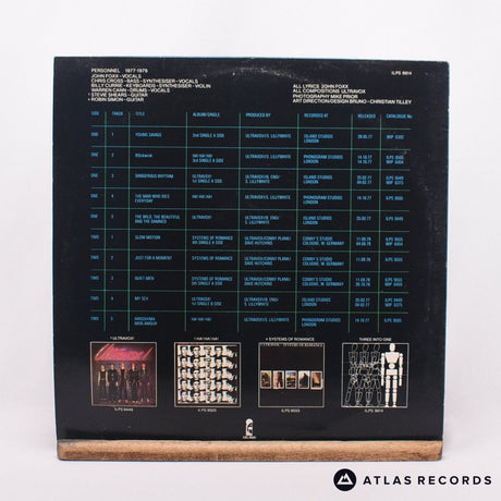 Ultravox - Three Into One - LP Vinyl Record - VG+/EX
