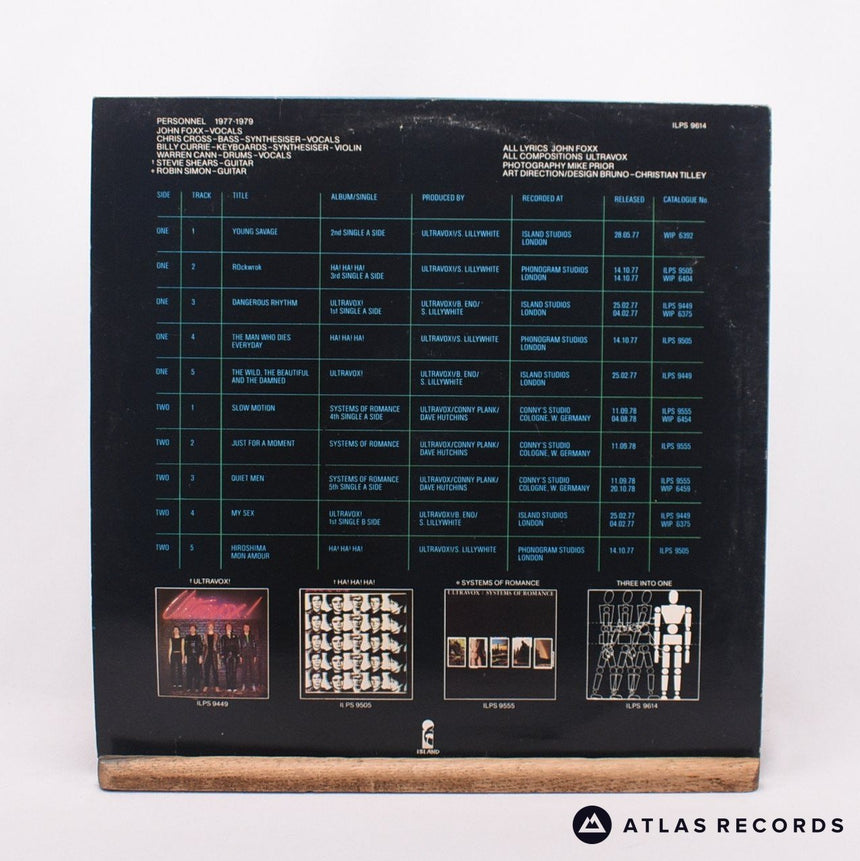 Ultravox - Three Into One - LP Vinyl Record - VG+/EX