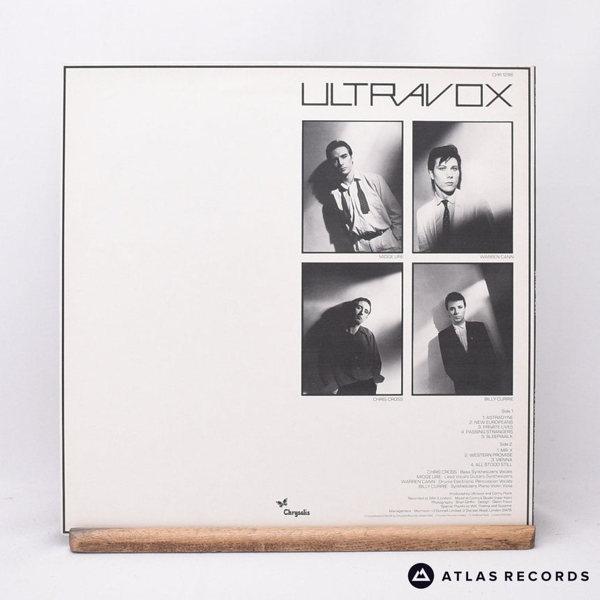 Ultravox - Vienna - Repress A//4 B//4 LP Vinyl Record - EX/EX
