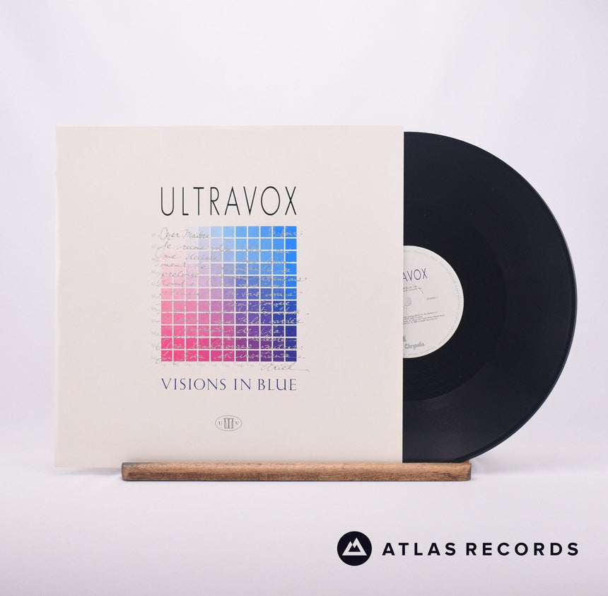 Ultravox Visions In Blue 12" Vinyl Record - Front Cover & Record