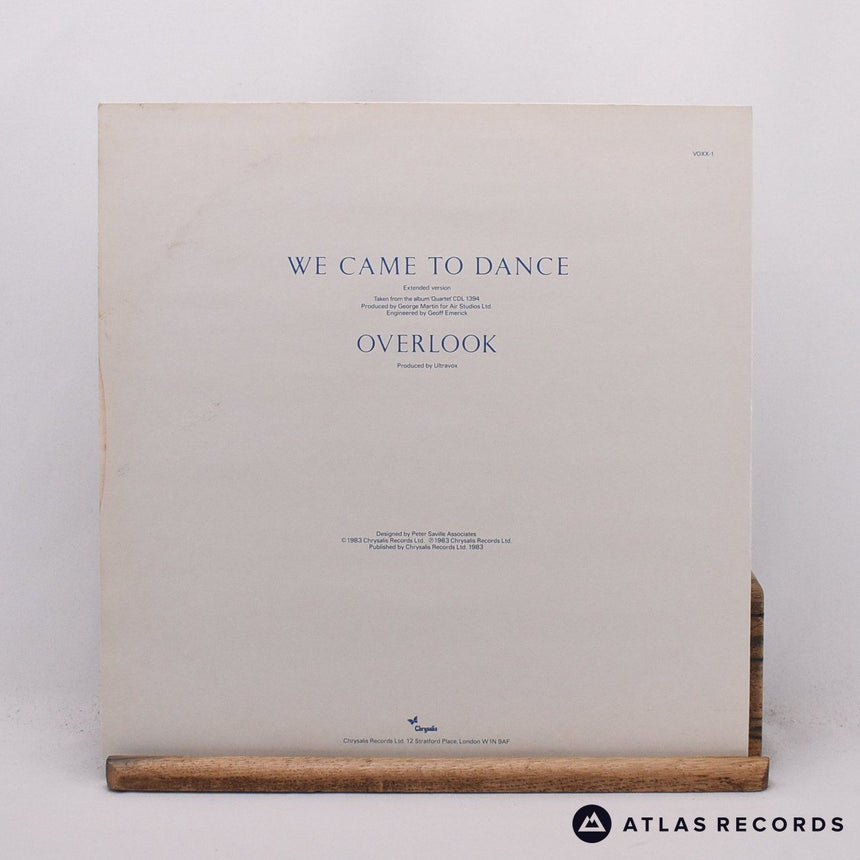 Ultravox - We Came To Dance - Townhouse 12" Vinyl Record - VG+/VG+