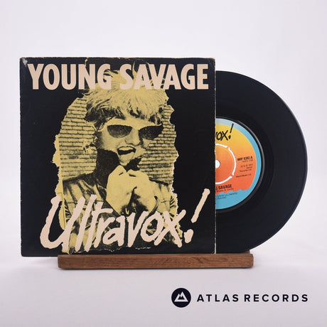 Ultravox Young Savage 7" Vinyl Record - Front Cover & Record