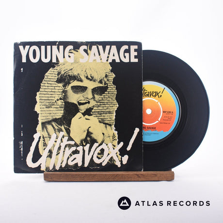 Ultravox Young Savage 7" Vinyl Record - Front Cover & Record