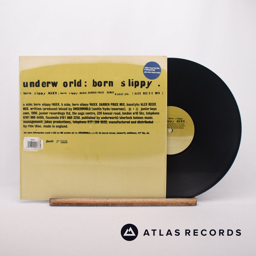 Underworld Born Slippy 12" Vinyl Record - Front Cover & Record