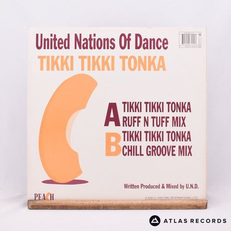 United Nations Of Dance - Tikki Tikki Tonka - 12" Vinyl Record - EX/VG+