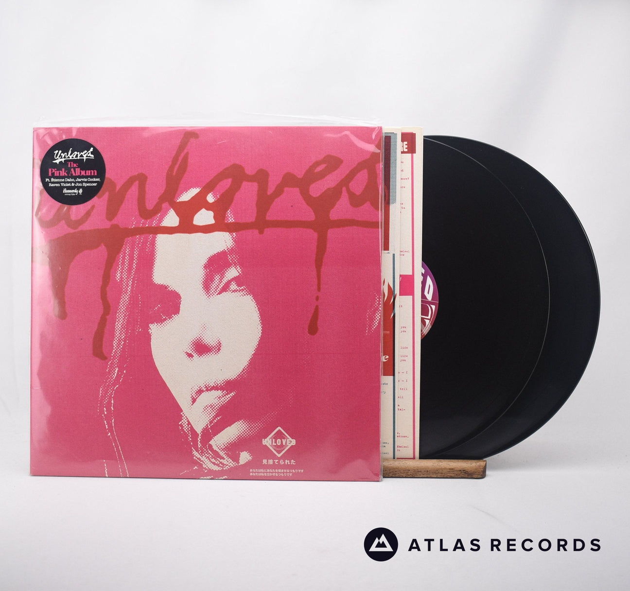 Unloved The Pink Album Double LP Vinyl Record - Front Cover & Record