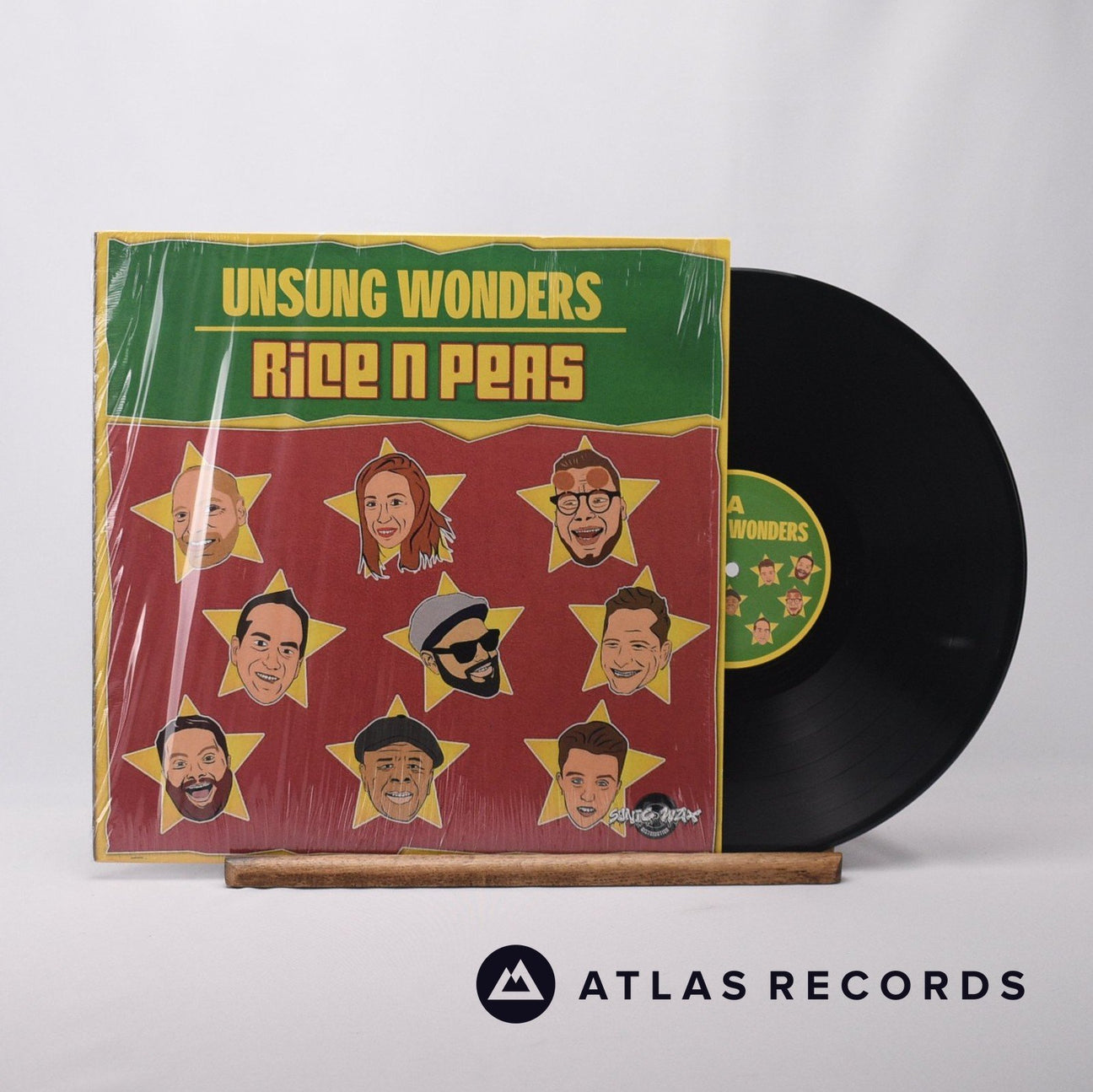 Unsung Wonders The Unsung Wonders & The Rice N Peas LP Vinyl Record - Front Cover & Record