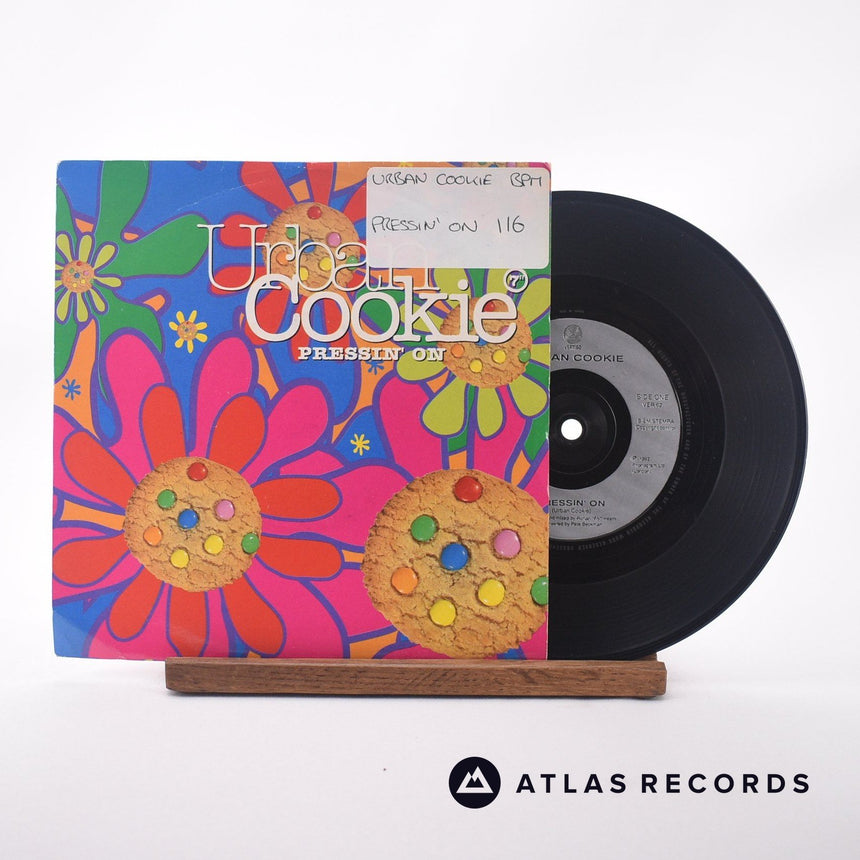 Urban Cookie Collective Pressin' On 7" Vinyl Record - Front Cover & Record