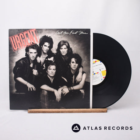 Urgent Cast The First Stone LP Vinyl Record - Front Cover & Record