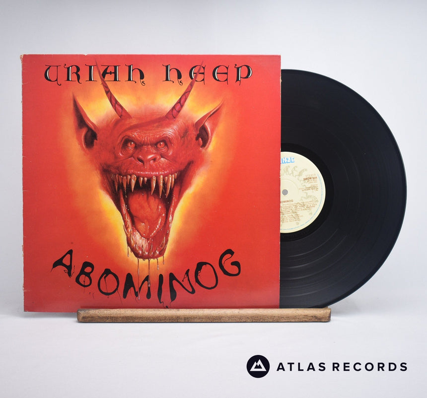 Uriah Heep Abominog LP Vinyl Record - Front Cover & Record