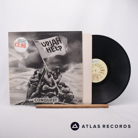 Uriah Heep Conquest LP Vinyl Record - Front Cover & Record