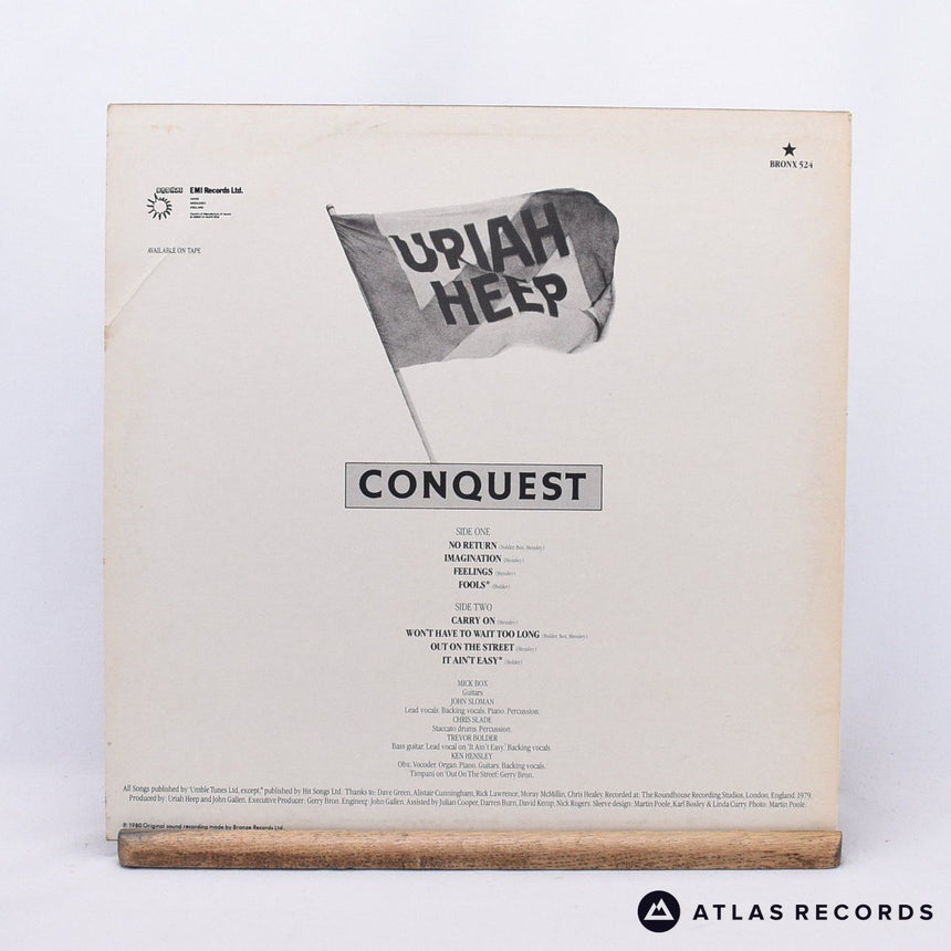 Uriah Heep - Conquest - A-2 B-2 LP Vinyl Record - VG+/EX