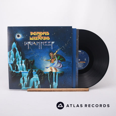 Uriah Heep Demons And Wizards LP Vinyl Record - Front Cover & Record