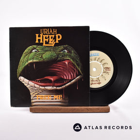 Uriah Heep Free Me 7" Vinyl Record - Front Cover & Record