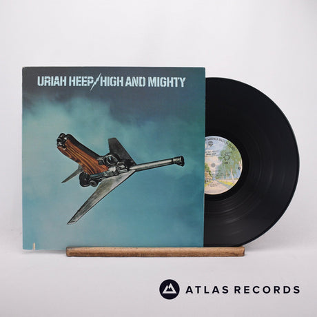 Uriah Heep High And Mighty LP Vinyl Record - Front Cover & Record