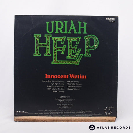 Uriah Heep - Innocent Victim - Booklet Insert A-1 B-1 LP Vinyl Record - VG+/VG+