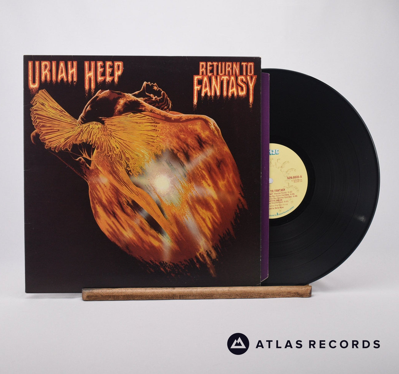 Uriah Heep Return To Fantasy LP Vinyl Record - Front Cover & Record