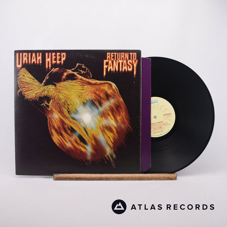 Uriah Heep Return To Fantasy LP Vinyl Record - Front Cover & Record