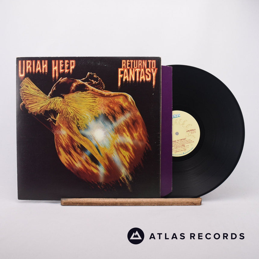 Uriah Heep Return To Fantasy LP Vinyl Record - Front Cover & Record