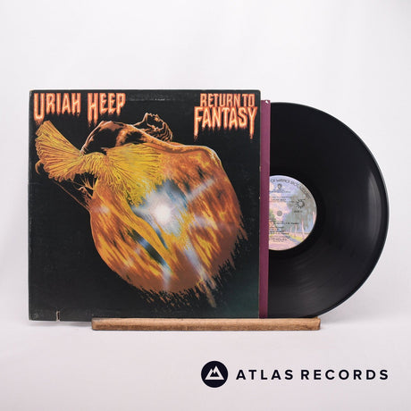 Uriah Heep Return To Fantasy LP Vinyl Record - Front Cover & Record