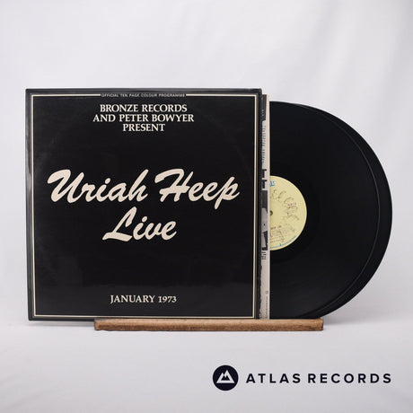 Uriah Heep Uriah Heep Live Double LP Vinyl Record - Front Cover & Record
