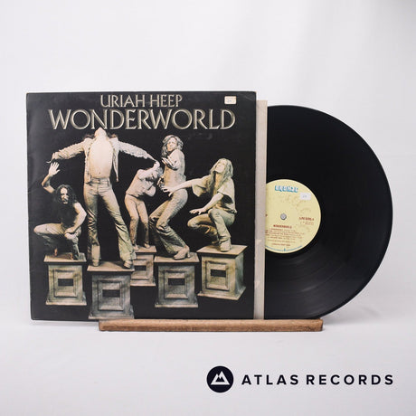Uriah Heep Wonderworld LP Vinyl Record - Front Cover & Record