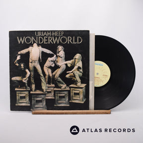 Uriah Heep Wonderworld LP Vinyl Record - Front Cover & Record