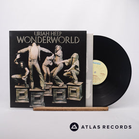 Uriah Heep Wonderworld LP Vinyl Record - Front Cover & Record