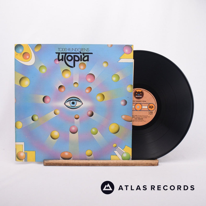 Utopia Todd Rundgren's Utopia LP Vinyl Record - Front Cover & Record