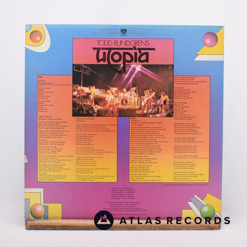Utopia - Todd Rundgren's Utopia - LP Vinyl Record - VG+/NM
