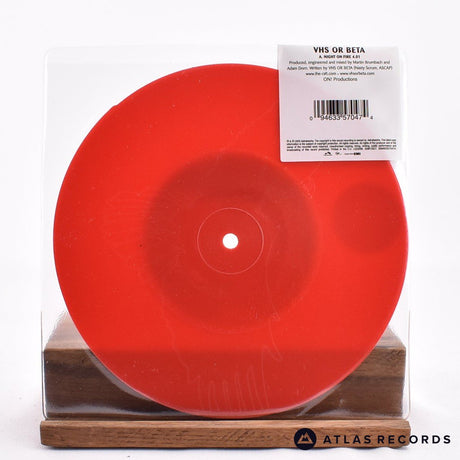 VHS Or Beta - Night On Fire - Red Etched Limited Edition 7" Vinyl Record - NEW