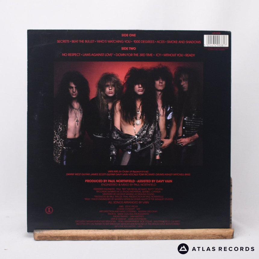 Vain - No Respect - A-1 B-1 LP Vinyl Record - EX/EX